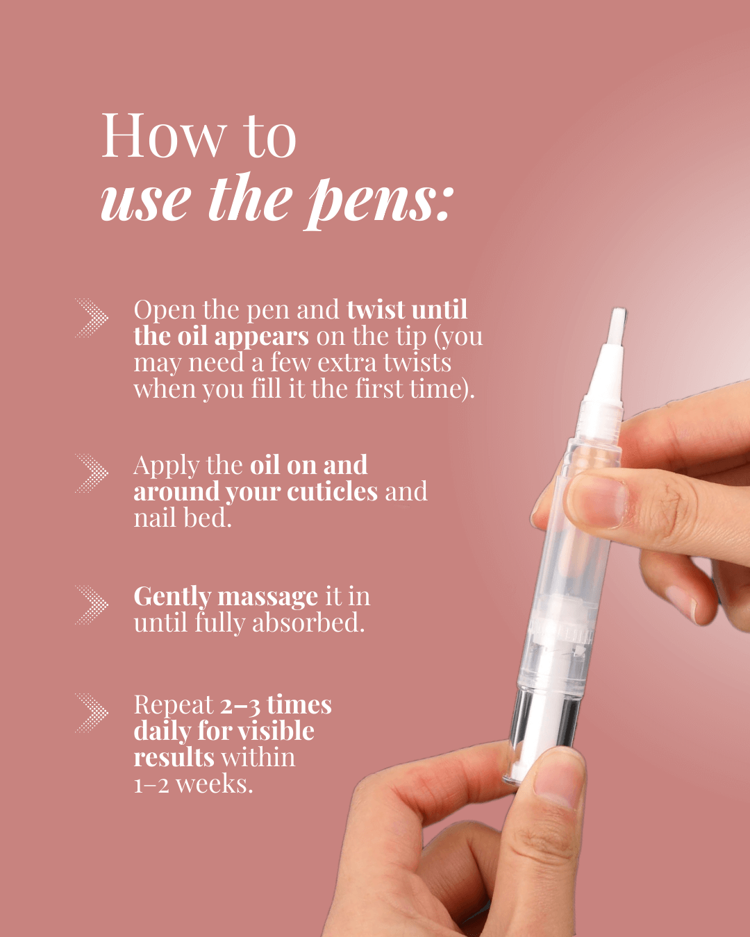 Refillable Oil Brush Pen