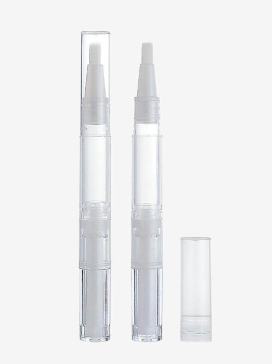 Refillable oil brush pen